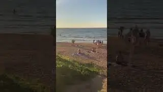 Пляж в Юркино
