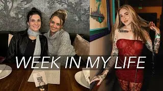 tour life, fanscity, sister visiting | week in my life