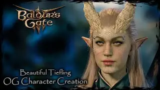 BALDUR'S GATE 3 || Beautiful Tiefling [Original Character #267] - Female Character Creation
