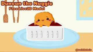 Duncan the Nuggie Live2D Model Showcase