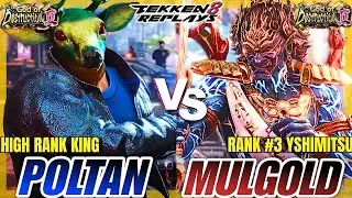 Tekken 8 - Poltan (King) vs Mulgold (Yoshimitsu) - Epic Ranked Match