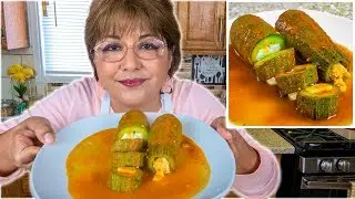 CALABACITAS RELLENAS DE QUESO | Recetas Mexicanas Faciles