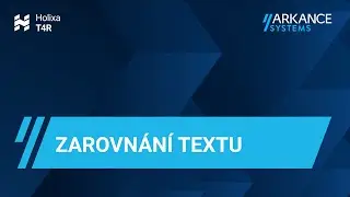 Holia T4R - Zarovnání textu