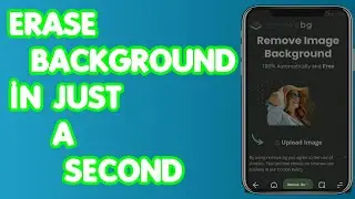 How to erase an image background in some seconds __100% _ 