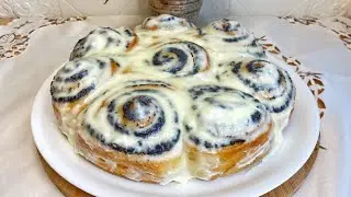 ВКУСНЕЙШИЕ СИННАБОНЫ С МАКОМ! ✰ ПРОСТО ОБЪЕДЕНИЕ ✰ АРОМАТНЫЕ БУЛОЧКИ С МАКОМ ✰ МНОГО МАКОВОЙ НАЧИНКИ