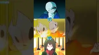 Sans vs. Swap Papyrus vs. SS Chara