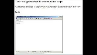 python - How to call a script from another script? 