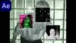 Surveillance Tracking Effect -  After Effects Tutorial