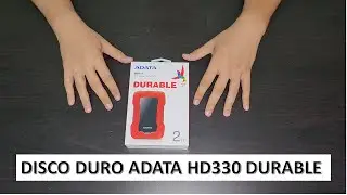DISCO DURO ADATA HD330 DURABLE 2 TB (UNBOXING Y REVIEW)