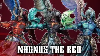 MAGNUS THE RED but we painted 3 of them