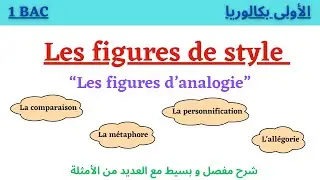 Les figures de style d’analogie:Comparaison,métaphore,personnification,allégorie (1BAC) شرح مفصل