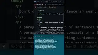 Hide Page Content in Search Results