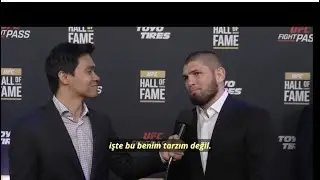 THE EAGLE-KHABİB NURMAGAMEDOV,ISRAEL ADESANYA'YI AÇIKLAMALARI İLE YÜCELTİYOR.