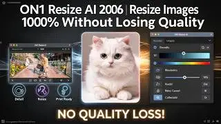 ON1 Resize AI lets you resize images up to 1000% without losing sharpness or detail.– Full Tutorial