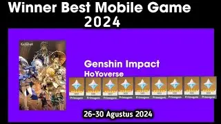 Genshin Impact Best Mobile Game 2024 Gamescom Rewards, Login & Claim it now!