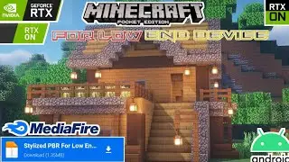 Minecraft Stylized PBR Textures  Pack | For Low End Device |MCPE | On Android | Cymon Hyper
