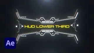 Hud Lower Third Animation in After Effects | After Effects Tutorial