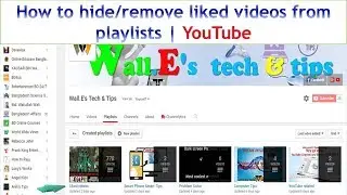 How to hide/remove liked videos from playlists | YouTube | Very Easy steps