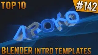 TOP 10 Blender intro templates #142 (Free download)