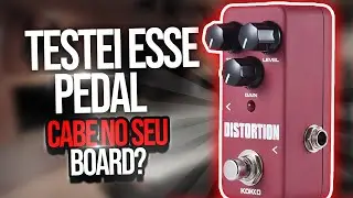 PEDAL de DISTORÇÃO DE GUITARRA KOKKO DISTORTION MINI