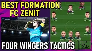 PES2021 Best Formation | FC ZENIT | Four Wingers Tactics