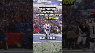 FANTASY FOOTBALL SPEED ROUND 💥 QB EDITION! #nfl #nflfootball #fantasyfootball #fantasyfootballtips