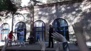 Две звезды. Фрагмент вечера знакомств. Выступает 1 отряд. Лагерь 