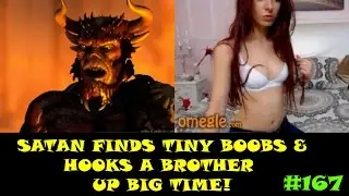 FUNNY FACERIG OMEGLE | Satan Finds Tiny Boobs and Hooks A Brother Up Big Time!