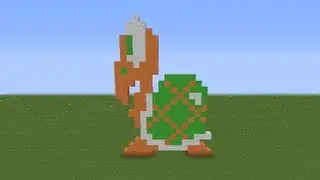 как построить черепаху купу(из марио) в minecraft