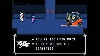 Berdly is now forklift certified (meme)