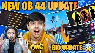 Freefire New Obb 44 update || 🤯🤯 OmG New BiG UpDate || janiofficialpk || ajju bhai reaction