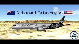 GeoFS Timelapse: Christchurch to Los Angeles