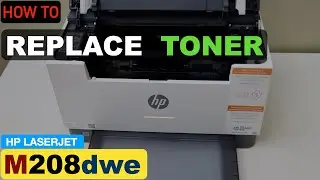 HP LaserJet M208dw Cartridge Replacement.