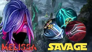 MELISSA | Savage road to mhytic honor | best build and emblem 2024 |