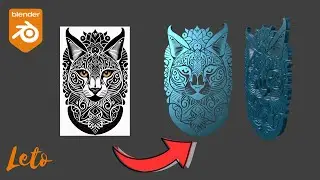 Turn 2D Image Into 3D Object | Blender Tutorial