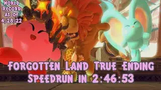(Former World Record) Kirby and the Forgotten Land True Ending Speedrun in 2:46:53