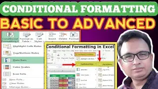 How to use Conditional Formatting Basic to Advanced in MS Excel|Excel Bangla Tutorial