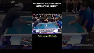 Air Hockey Master Class in Cut Shots | Who's Got a Bandaid?
