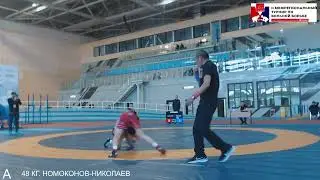 Финал 3-5. 48 кг. Номоконов Станислав (Заб.край) - Николаев Арсений(Оса)