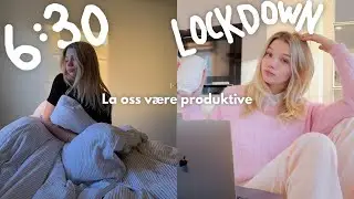 Det er Lockdown 🙃Kom og Vær Produktiv Med Meg (jeg prøvde hvertfall..) | Studielivet