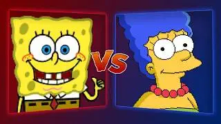 MUGEN Battle - SpongeBob vs Marge Simpson
