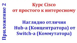 Hub vs. Switch. Differences. ARP protocol operation. Cisco course.