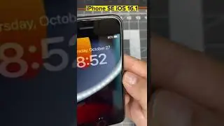 iPhone SE on iOS 16.1 