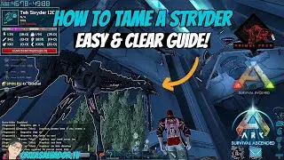 How to tame a Stryder in ARK Survival Evolved | Stryder ARK