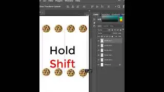 Photoshop Magic: Align & Distribute in Seconds!#aligntool