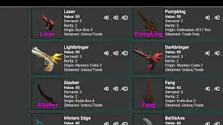 Mm2 value list update (2022 July)