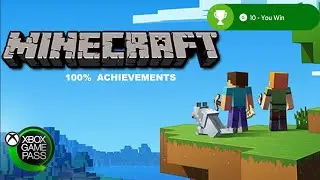 UNLOCK ALL MINECRAFT ACHIEVEMENTS XBOX PC AND PS4