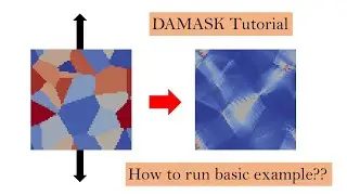 DAMASK example tutorial | Part-1 | 2D poly-crystalline Aluminum