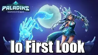 Paladins: New Champion Io First Look - Abilities, Talents, Cards, & Voice Pack