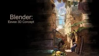 Agrabah streets (Blender eevee 3d concept)